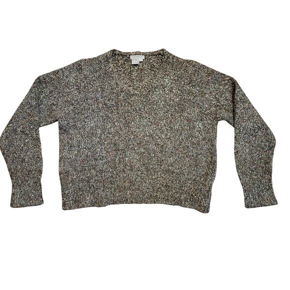 VTG Royal Robbins V-Neck Acrylic Blend Slouchy Knit Sweater Pullover Womens XL - Picture 1 of 7